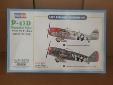 Easy Assembly P-47D Thunderbolt Fighter Airplane Model Building Kit New/Open Box