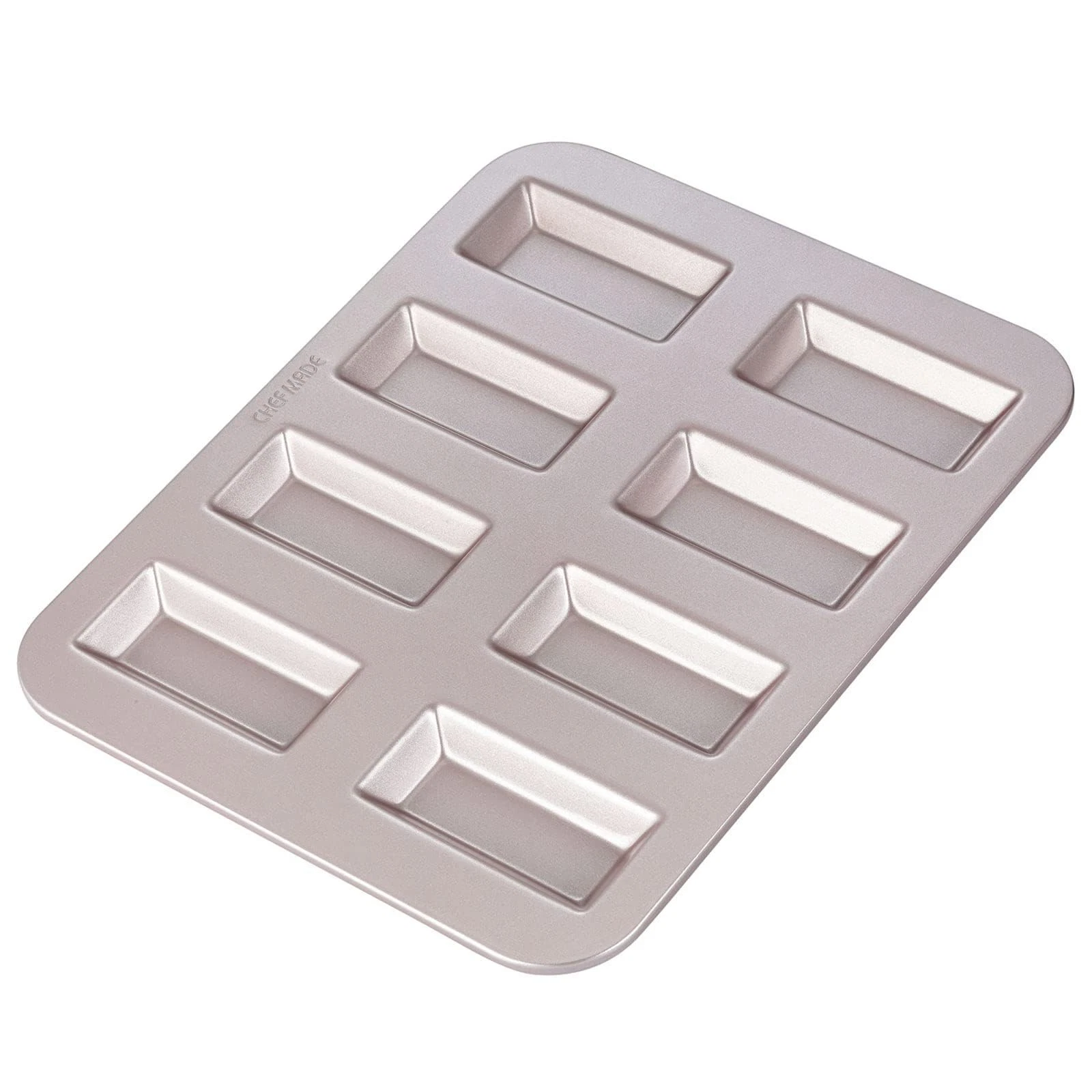 CHEFMADE Financier Cake Pan, 8-Cavity Non-Stick Rectangle Muffin Pan Biscuits...