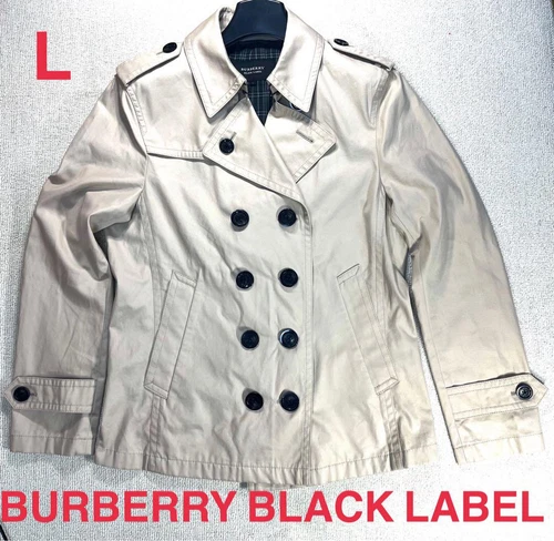 Cappotto trench doppio BURBERRY BLACK LABEL L beige #EB ZGA