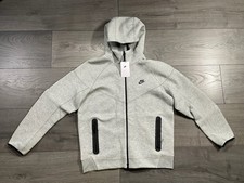 Nike Tech Fleece Windrunner Grey Zip Up Hoodie Men's Size Large New FB7921-063