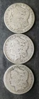 1881 O, 1887, and 1891 O $1 Morgan Silver Dollars