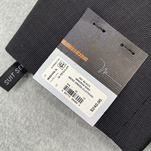 $240 Marc Anthony Blazer Suit Jacket Charcoal Gray Men's Size 38 R Slim Fit - Picture 4 of 13
