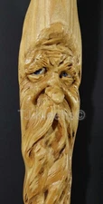 Carving Woodspirit Gnome Old Man Wizard Tree Face