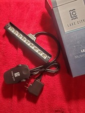 Flexible 9 LED Lights Clip-On to Music Stand or Desk w/Adapter Batteries NEW