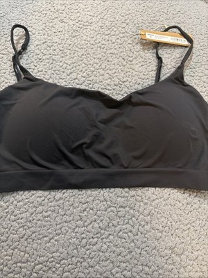 Skims Soft Smoothing Seamless Longline Bralette Molded Cup Medium in Eclipse