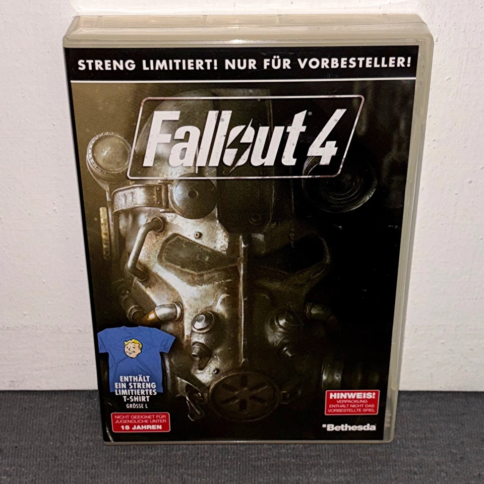 Leerbox Fallout 4 Vorbesteller Box enthielt T-Shirt Preorder Box Germany rare - Bild 3 von 4