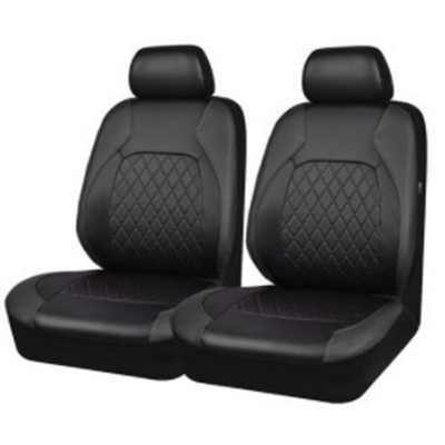 For Audi A3 A4 A5 Car Front 2 Seat Covers Full Set PU Leather Protector Pad Mat