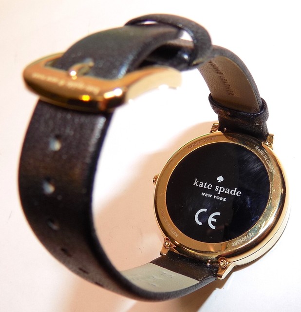 Kate Spade DW5K1 Gold Tone 42mm Scallop Ladies Smartwatch w/Box for sale online