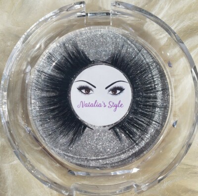  Faux Mink Black 3d  Lashes Mercedes style 25 Wears| Natalia's style