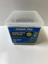 Hillman 48605 T-20 Power Pro Premium Exterior Wood Deck Screw 5lb #8 x 1-1/4 in.