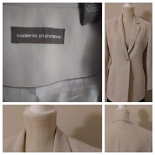 Valerie Stevens Women's Long Sleeve One Button Blazer Size 6
