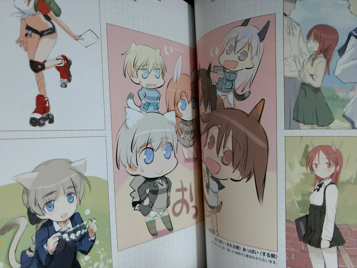 strike witches privates illustration book Humikane Shimada z1 | eBay