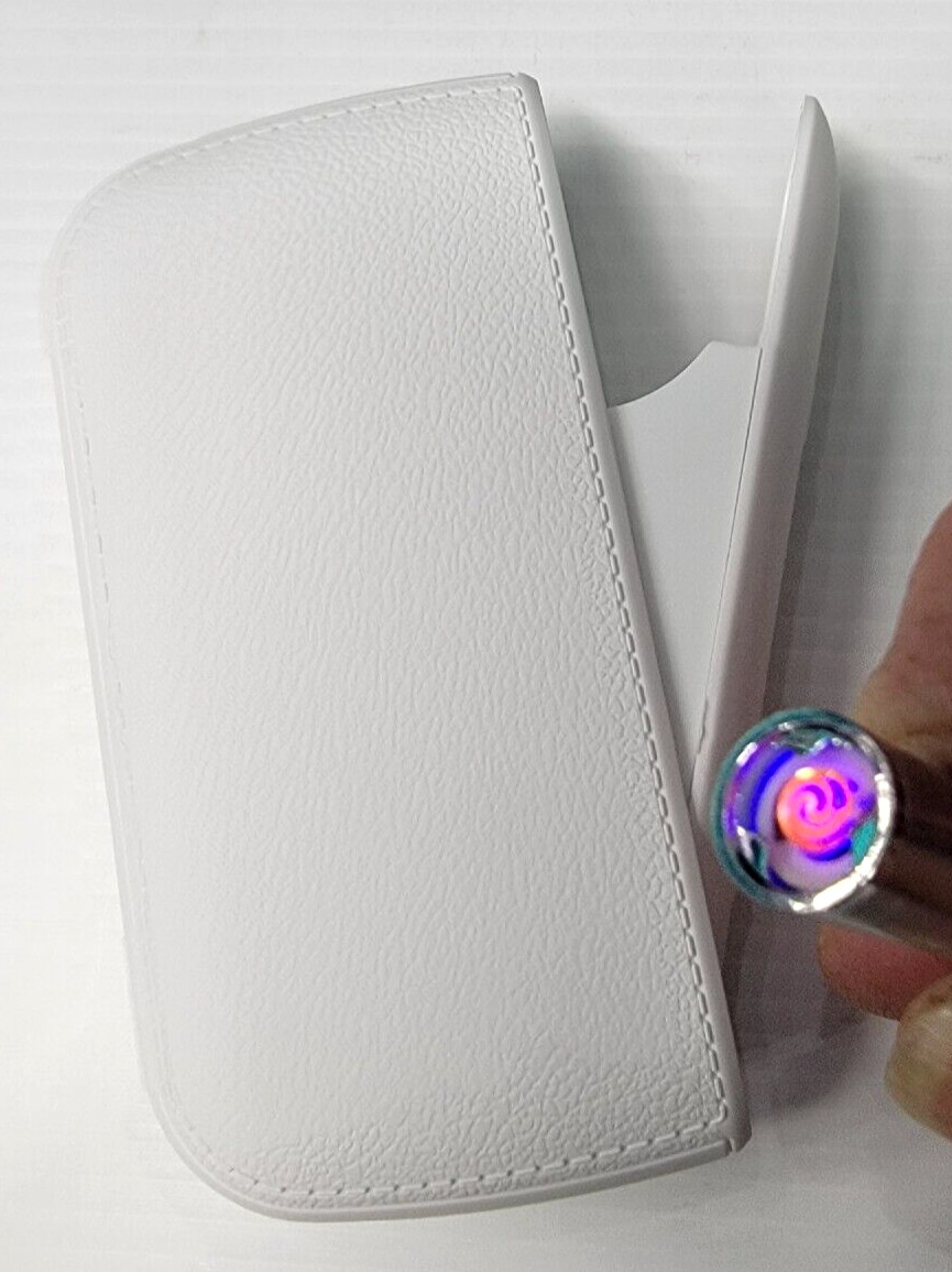 Cigarette Case With Flameless Rechargeable Lighter Water-resistant