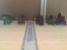 5 assorted wind-up dinosaur figures; working condition. Great for Christmas