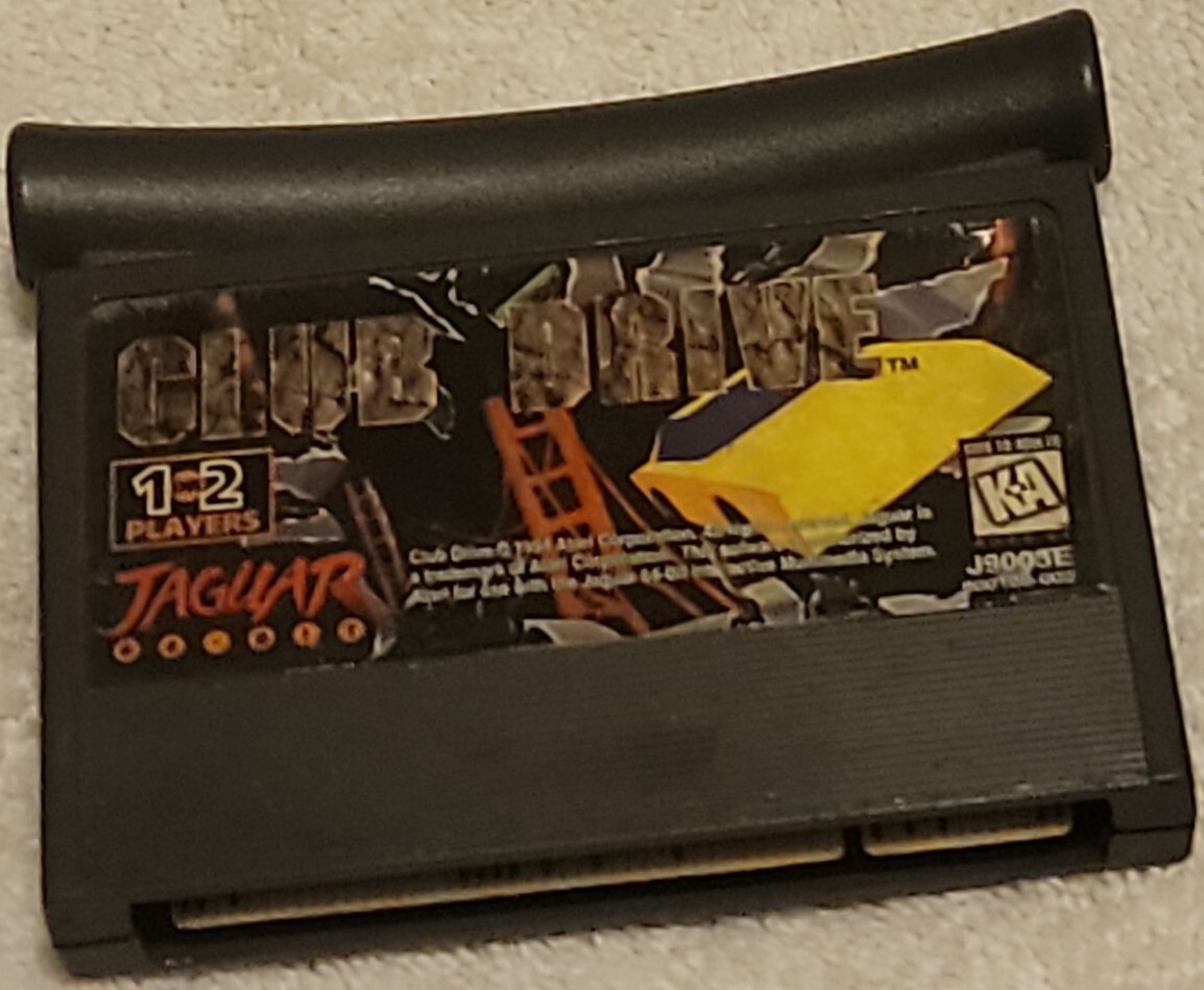 Club Drive Atari Jaguar 1994 Authentic Game Cart Only Rare