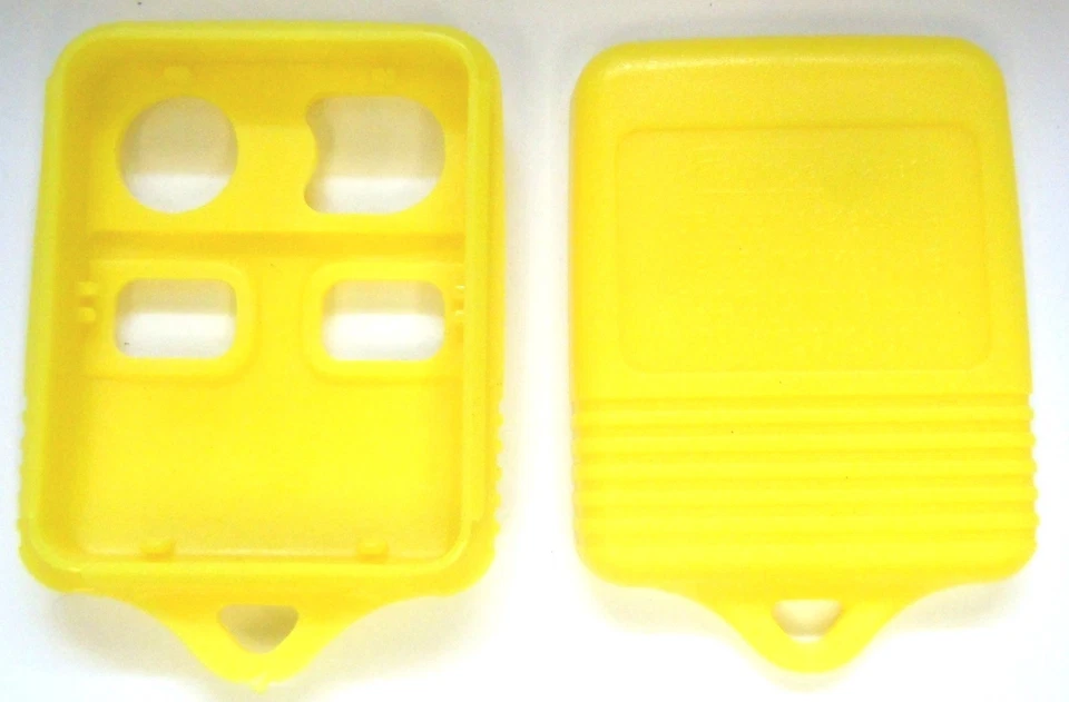 Mando a distancia sin llave llave llave llave coche amarillo mercurio nuevo repuesto carcasa botón pad Foto 2 de 4