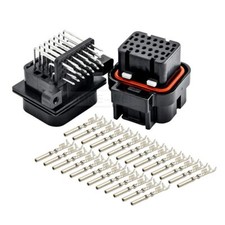26 Pin 4-Slots Tyco AMP Superseal Automotive ECU Male/Female Connector Plug Kit