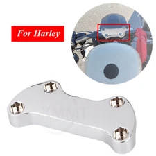 Motorcycle Chrome Handlebar Riser Top Clamp for Harley Softail Custom FXSTC US