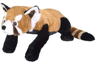 stuffed red panda