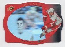 1996-97 SPX DIE CUT CARD Sergei Fedorov Red Wings #13