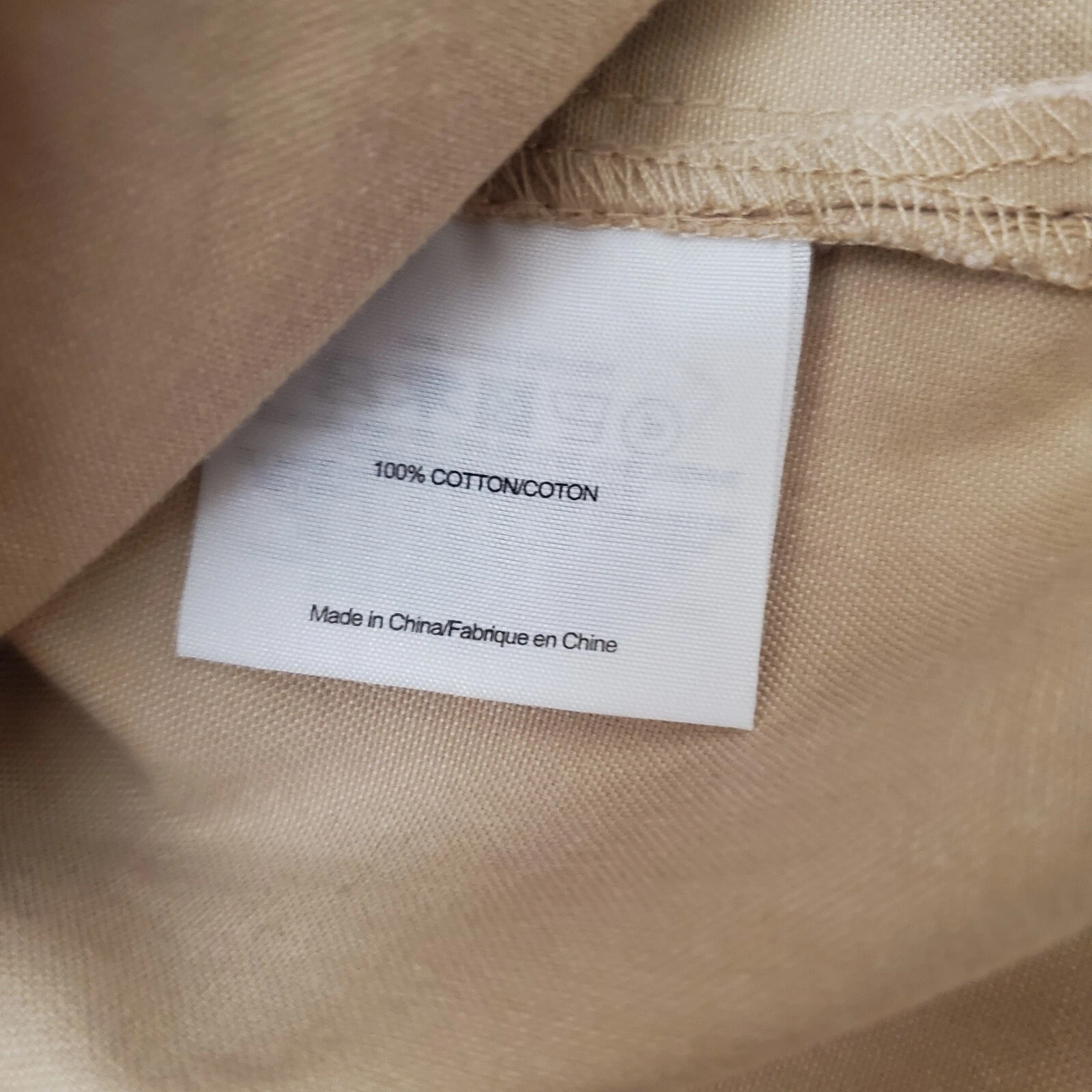 Camicia TORY BURCH cachi 100% cotone abito safari militare taglia 10