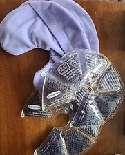 Lansinoh TheraPearl 3-in1 Breast Therapy Packs Hot Cold 2 Reusable W Covers Baby