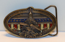 1987 UNITED STATES OF AMERICA CONSTITUTION BICENTENNIAL BUCKLE Serial 12197