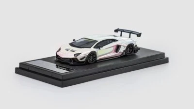 Star 1:64 White Aventador LP700-4 LBWK Sports Model Diecast