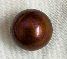 Huge 16mm South Sea Genuine chocolate Round Loose Pearl undrilled Jewelry 16