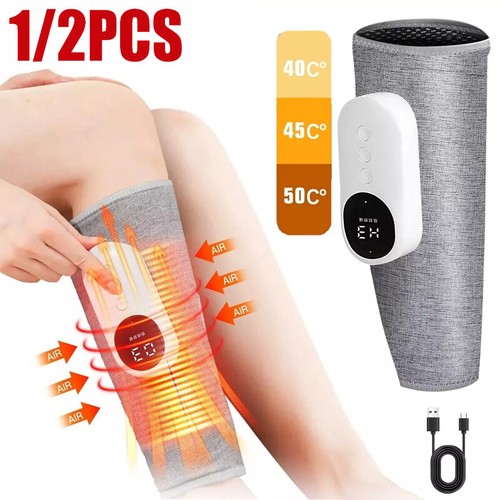 Leg Massager Heated Air Compression Calf Massage Blood Circulation Muscles Relax