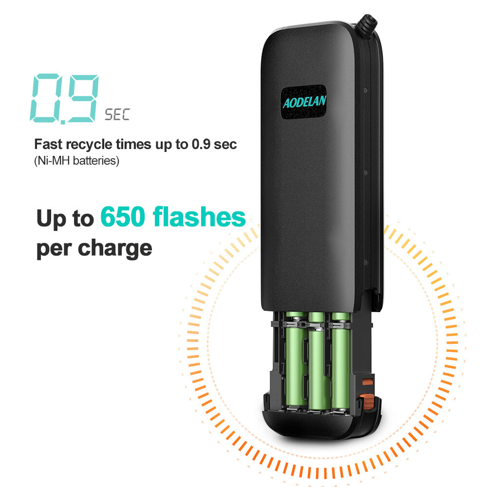 External Flash Battery Pack Speedlite Flash Power Bank For