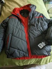 NWT Boys Protection System Quilted Hooded Jacket Size 14/16 NEW Tags 85