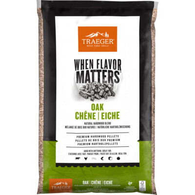 Traeger Hartholz Pellets Eiche FSC 9 kg BBQ Räuchern Smoken (3 EUR/kg)