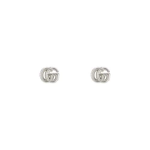 Gucci earrings GG Marmont YBD770758001 Sterling Silver  Double G New - Afbeelding 1 van 2