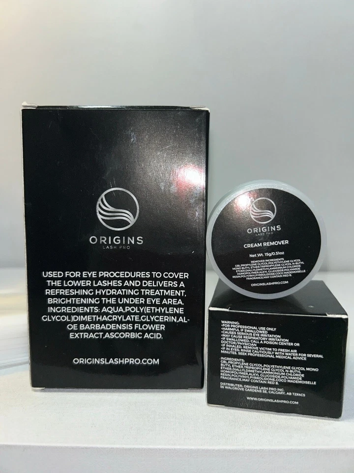 Origins Lash Pro Lint Free Eye-pads Box of 25, and Cream Remover for Eyelash Ext - Image 2 of 4