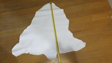 WHITE CHROME TANNED Kangaroo leather 800 mm x 900 mm