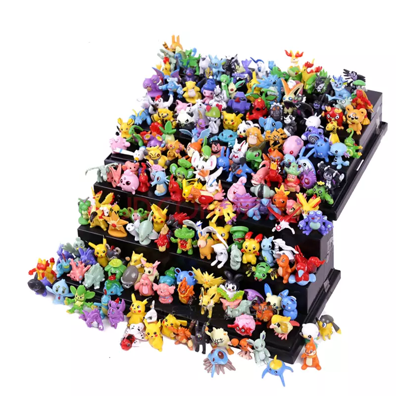 Figurine Pokemon Jouet Jeux lot 144 Personnage pack Cadeau Enfant Pikachu  Lugia