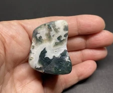 Moss Agate Genuine Polished Stone 32.7g Crystal Healing