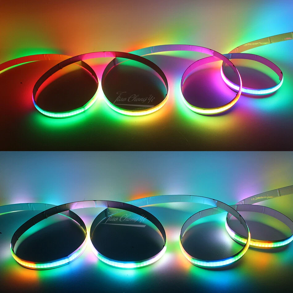 WS2812 SK6812 FOB/COB RGB Dream Color Magic Digital Addressable LED Strip DC5V - Image 2 of 4