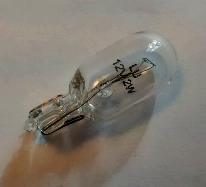 Genuine Land Rover Dash Warning Instrument Panel Bulb x 1 Capless 12V