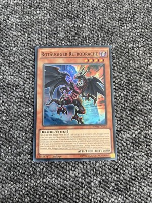 BOSH-DE095 Rotäugigiger Retrodrache 1 Aufl. Super Rare Yugioh