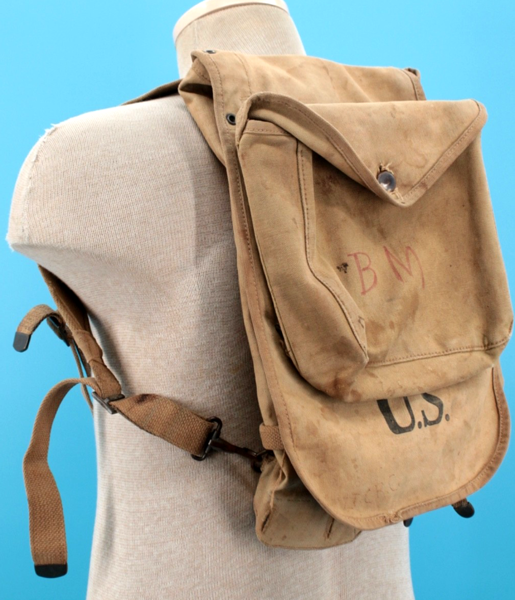一点物ドイツ軍バックパックリメイクパンクNIRVANA vintage USED Antique WWI US Army M1910 Canvas Haversack Backpack | eBay