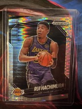 2024-25 Panini Prizm Black Rui Hachimura Silver Pulsar