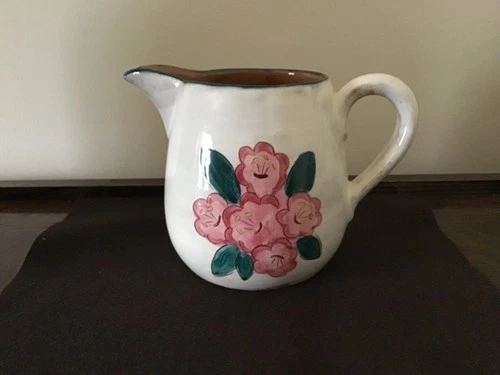 Stangl Pottery Terra Rose Mountain Laurel Pitcher 4-3/4" High 2 cup