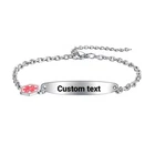 Personalized Medical Alert ID Bracelet Emergency, Free engraving, medical Card