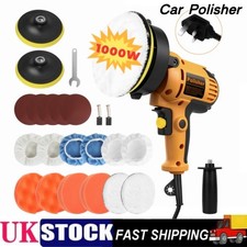 ✅Electric Polisher Buffer Sander Car Polishing Machine 5" 7" Buffing Sponge Kit