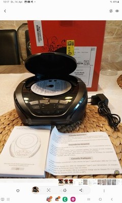 Gueray Tragbarer CD - Player in schwarz