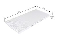 NEU - Bosch 1987432014 Filter, Innenraumluft FüR Alfa Romeo Passend FüR Fiat