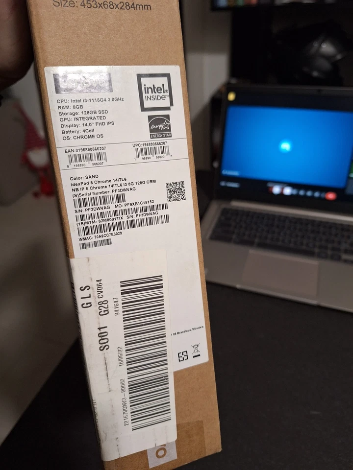 Lenovo Ideapad 5 Chromebook 14ITL6 i3 8g 128g crm - Immagine 4 di 4
