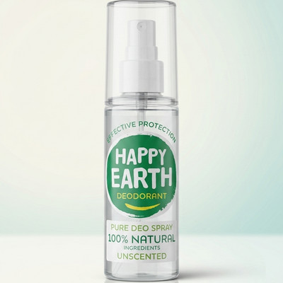 Happy Earth Deospray Aloe Vera & Bamboo 100ml Natur Vegan Hypoallergen